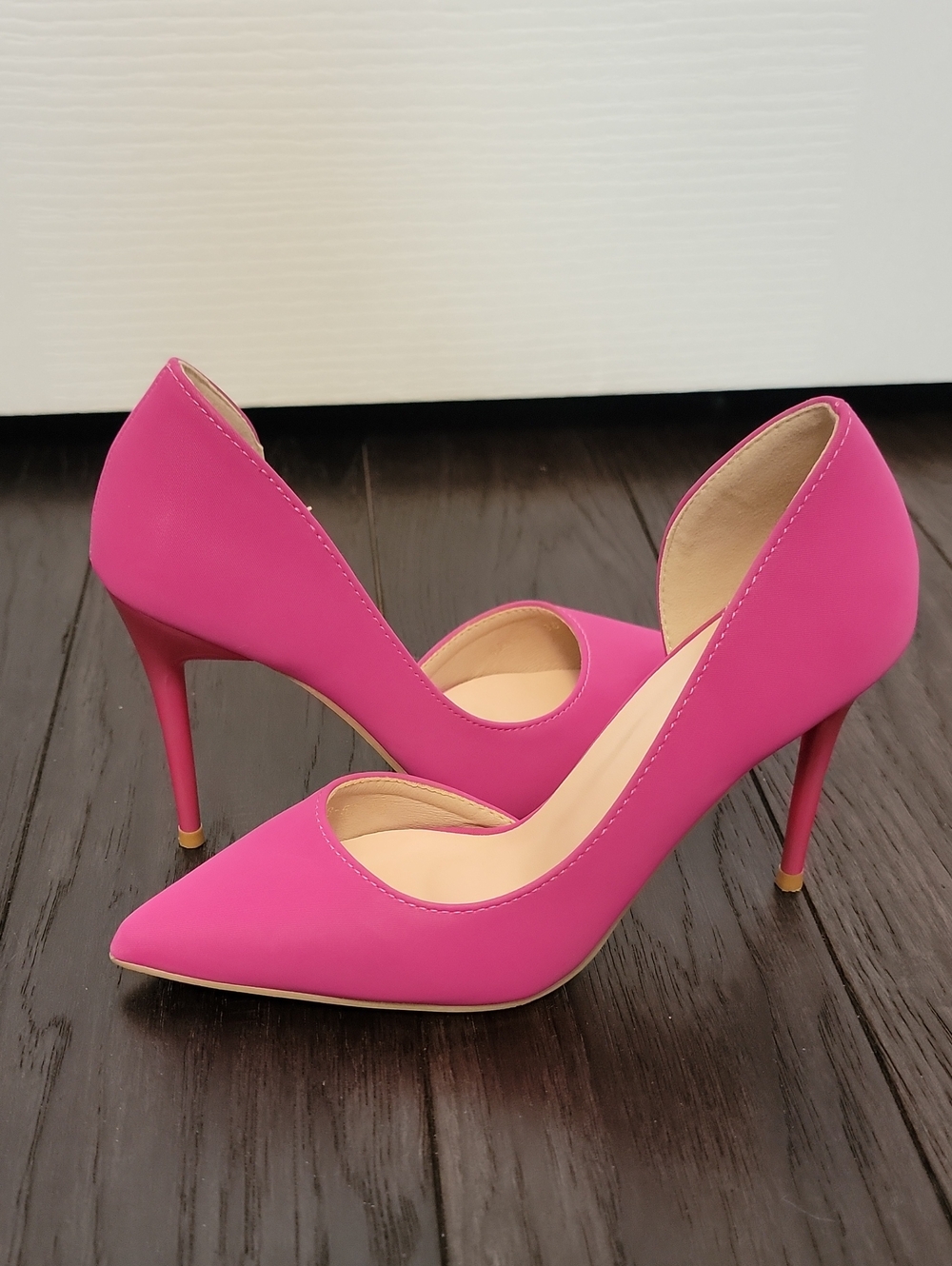 Vibrant Pink Stiletto Heels